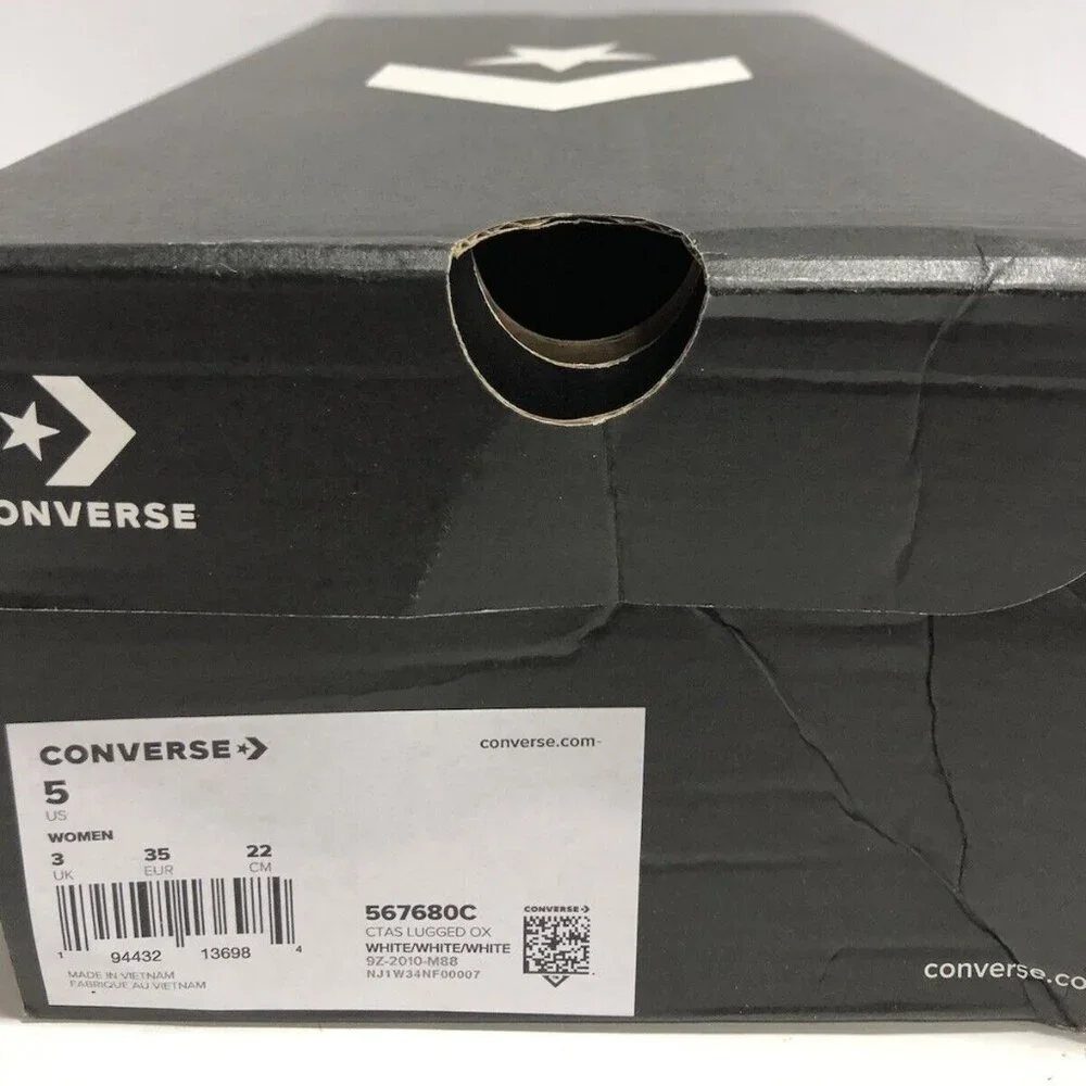 Converse All Star Low Top Sneaker White Size 5 M Big Kid